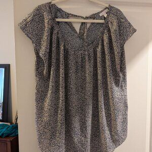 Lauren Conrad Tie Back Blouse